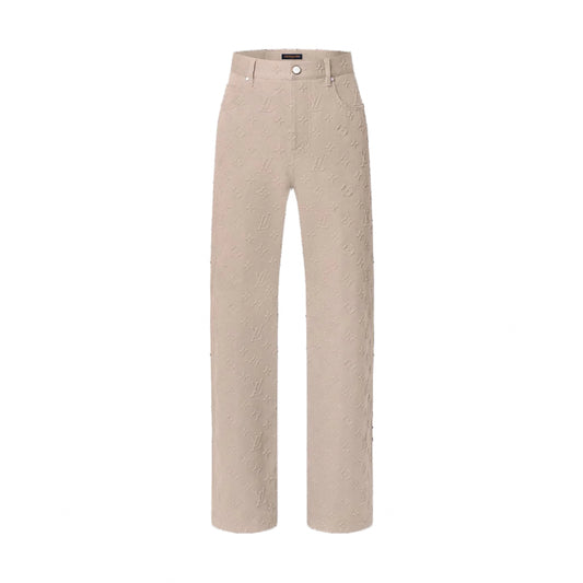 Louis Vuitton Monogram Embossed Skate Pants Ivory