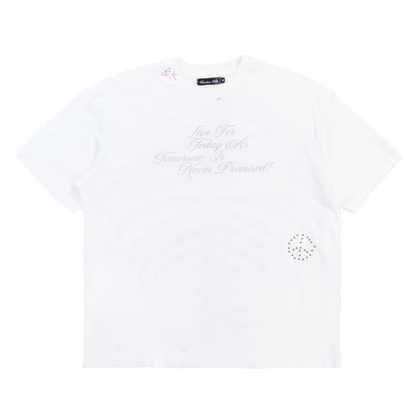 Boredom Kills Tomorrow Tee White