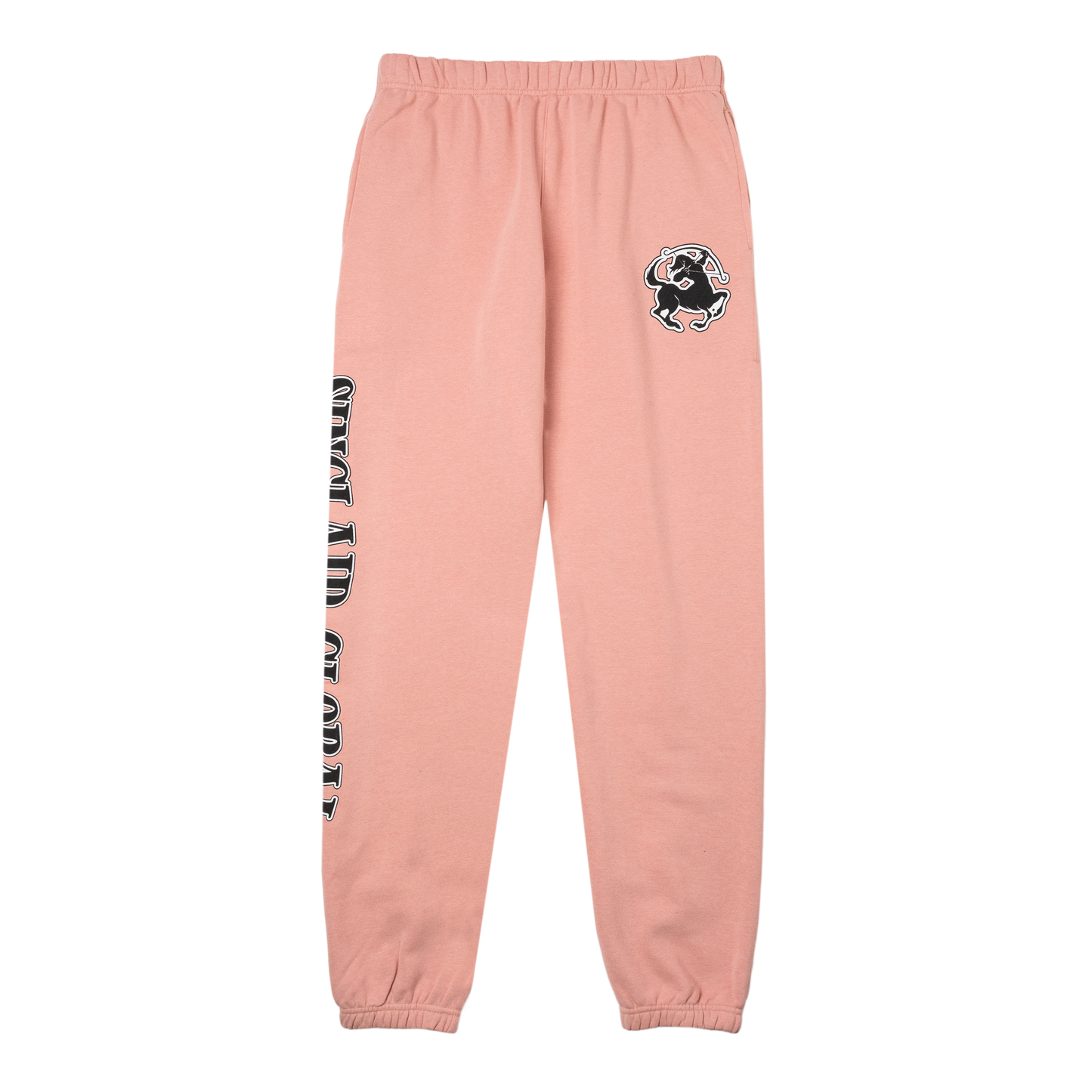 Sinclair Wavy Logo Sweatpants Pink