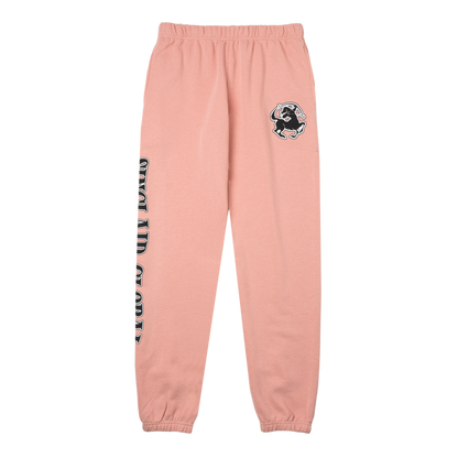 Sinclair Wavy Logo Sweatpants Pink