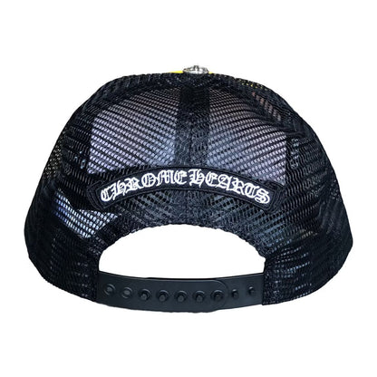 Chrome Hearts Matty Boy Sex Records Link Trucker Hat Black/Yellow