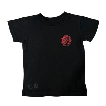 Chrome Hearts Baby Horseshoe T-Shirt Black/Red