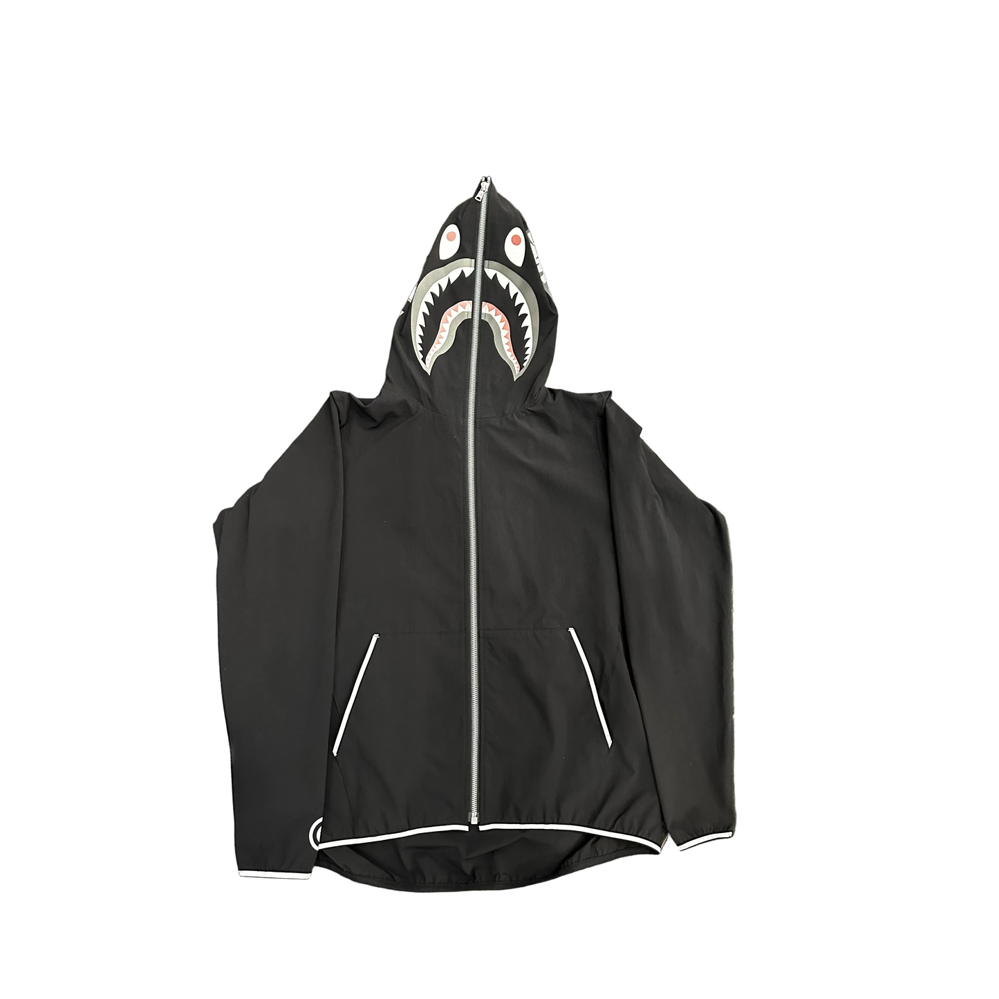 BAPE Shark Windbreaker Black (Women's)