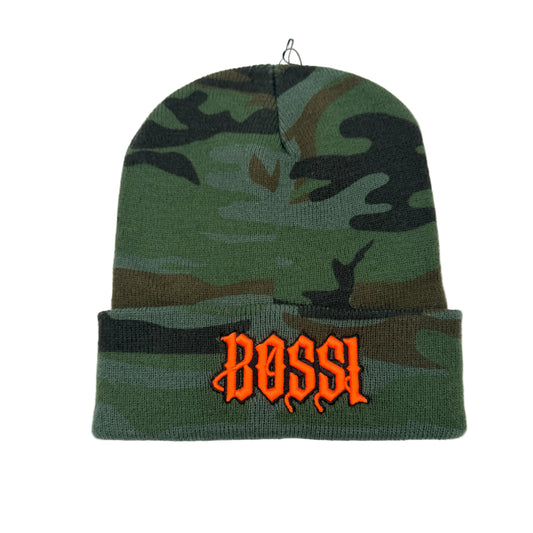 Bossi x Endless Supply Beanie Camo/Orange