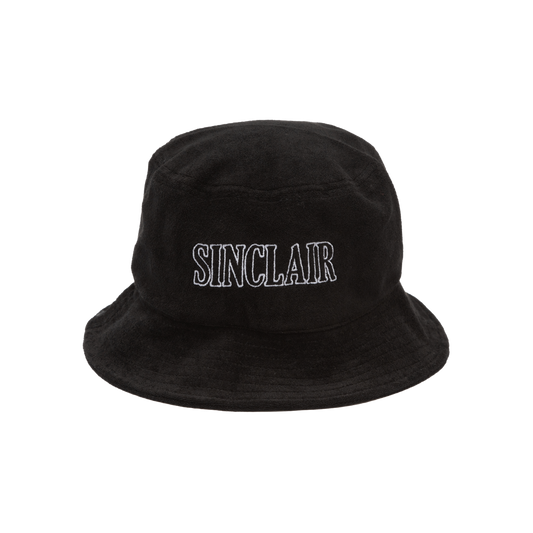 Sinclair Towel Terry Bucket Hat Black