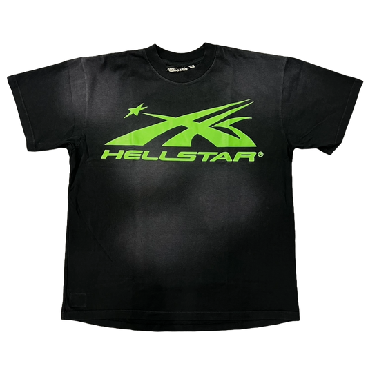 Hellstar Sports Core Gel Logo T-Shirt Black/Green