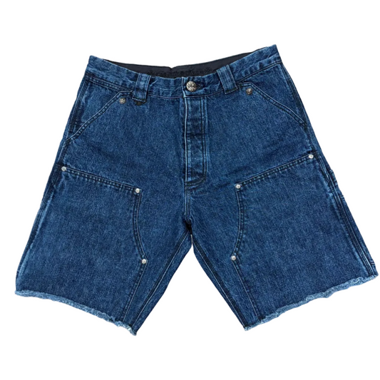 Chrome Hearts Double Knee Carpenter Denim Shorts