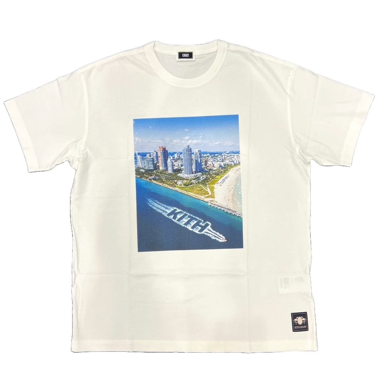 Kith Miami Exclusive South Beach Tee White