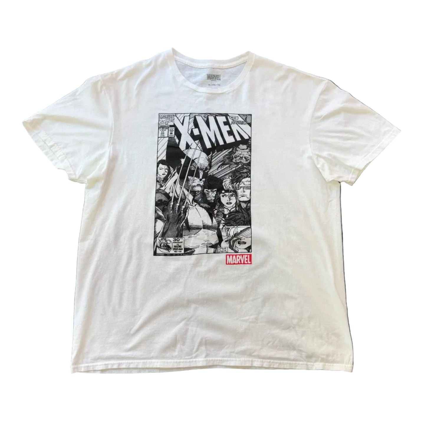 Vintage Marvel X-Men Comic Cover T-Shirt White