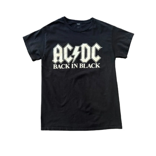 Vintage ACDC Back in Black T-Shirt Black