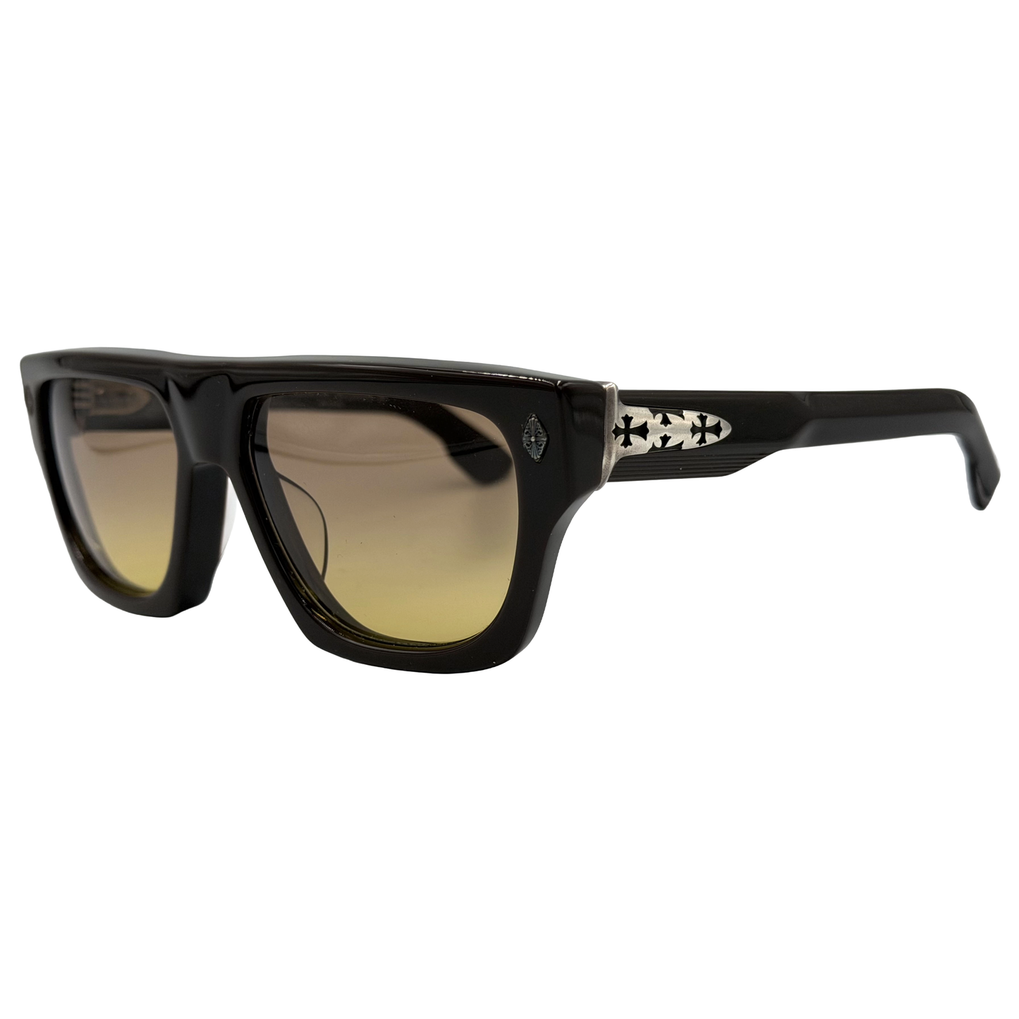 Chrome Hearts Charismadick Sunglasses Brown/Silver