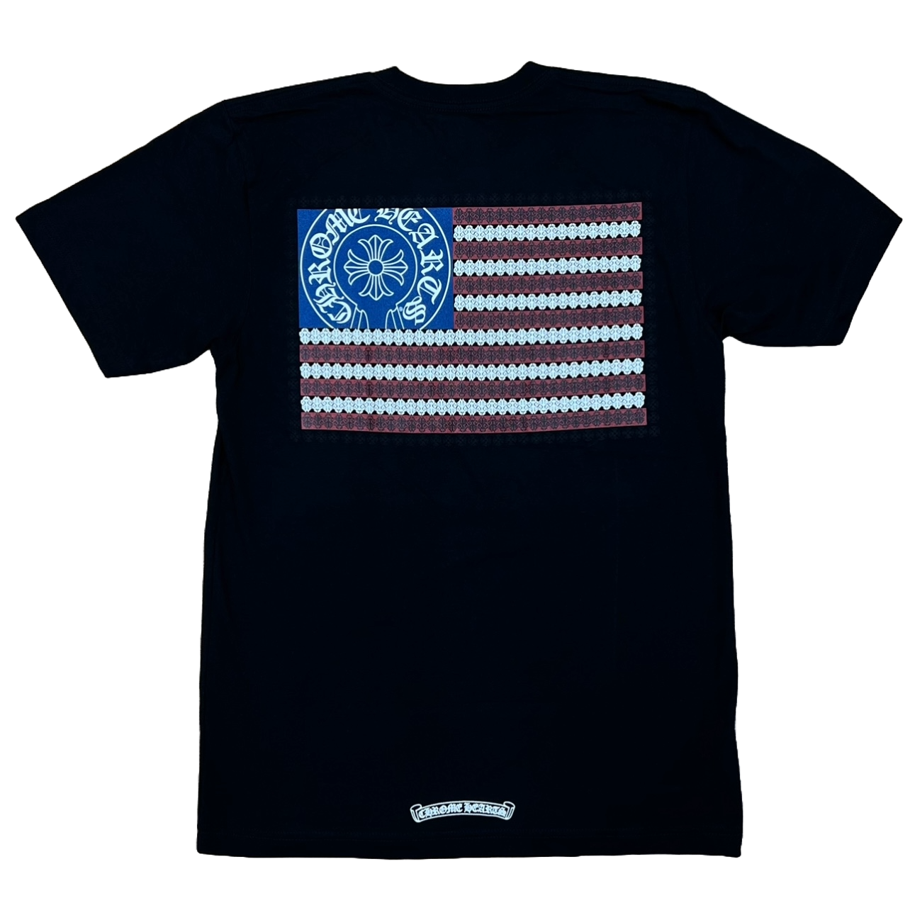 Chrome Hearts American Flag Dagger T-shirt Black