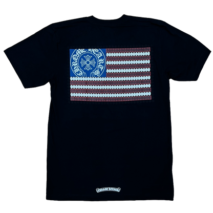 Chrome Hearts American Flag Dagger T-shirt Black