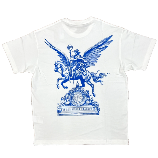 Kith Paris Exclusive Pegasus Statue Vintage Tee White