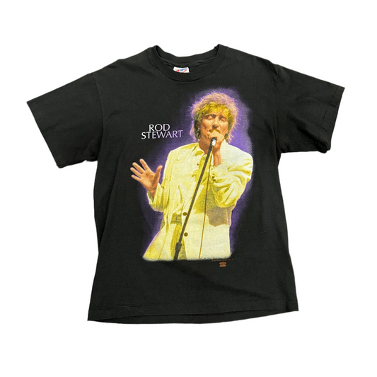 Vintage Rod Stewart A Night To Remember Tour T-Shirt Black