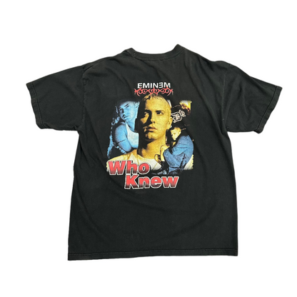 Vintage Eminem "Who Knew?" T-Shirt Black