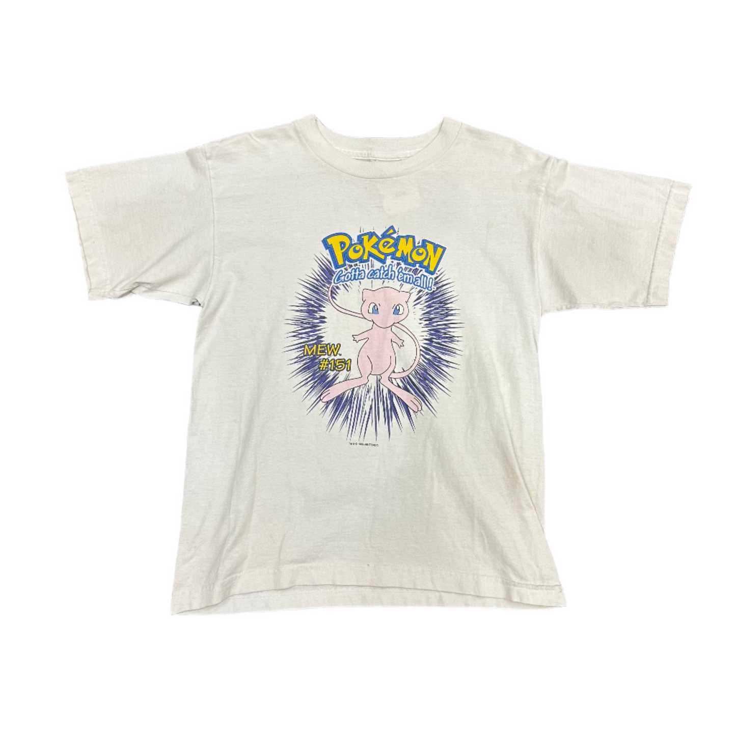 Vintage Pokémon Mew T-Shirt White
