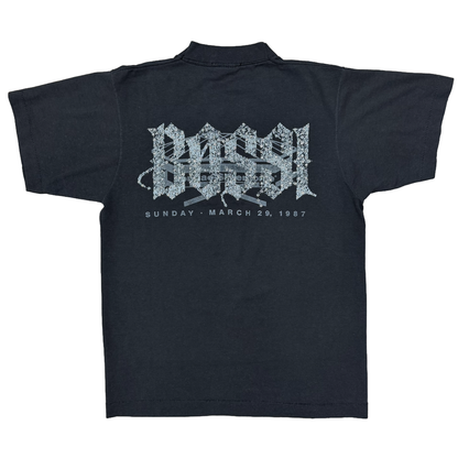 Bossi Vintage WrestleMania III Rhinestone T-Shirt Black