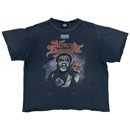 Bossi Vintage King Diamond Conspiracy Tour Rhinestone T-Shirt Black