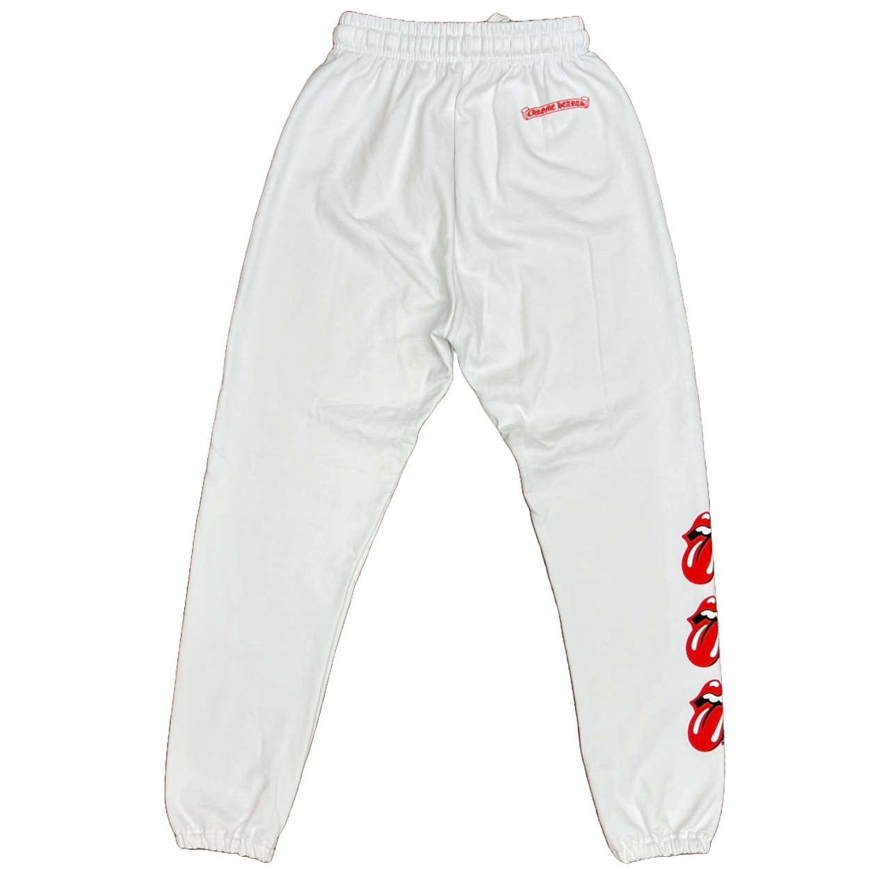 Chrome Hearts Rolling Stones Sweatpants White