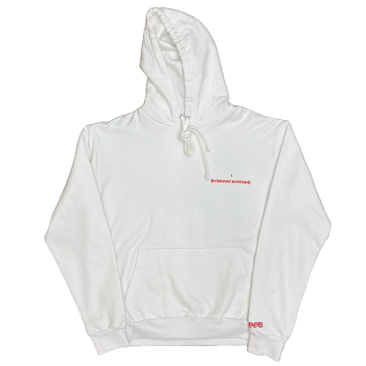 Chrome Hearts LLS II Hoodie White