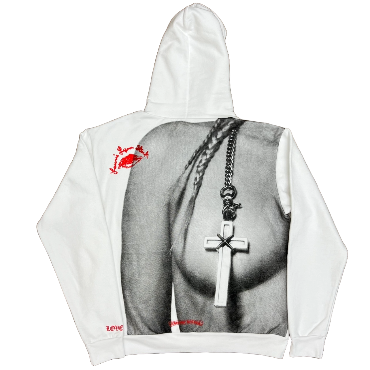 Chrome Hearts LLS II Hoodie White