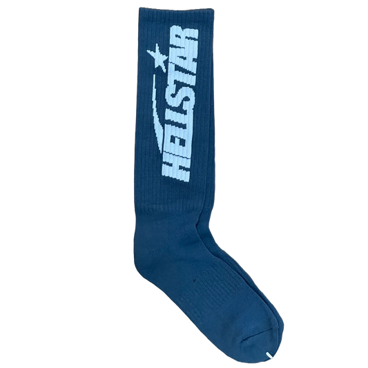 Hellstar Logo Socks Earth Tone Grey