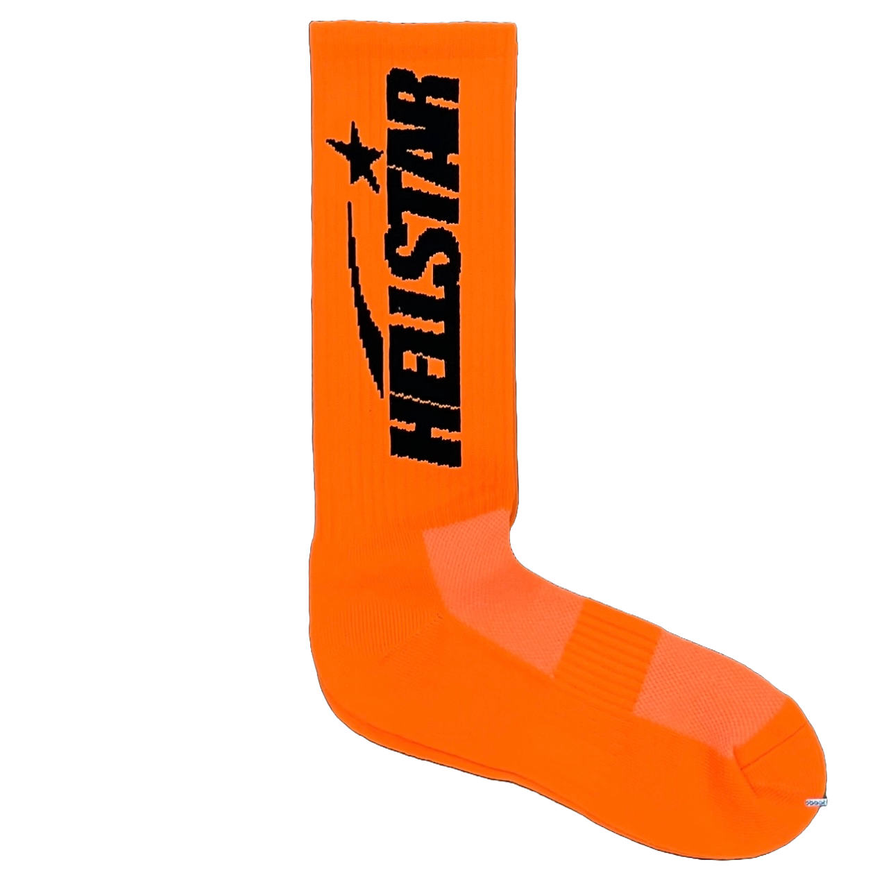 Hellstar Logo Socks Neon Orange