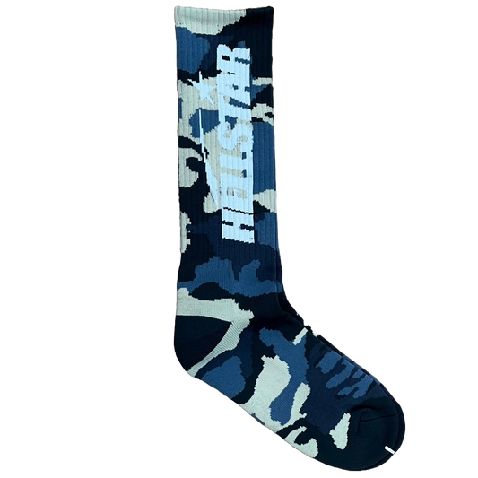 Hellstar Camo Logo Socks Grey