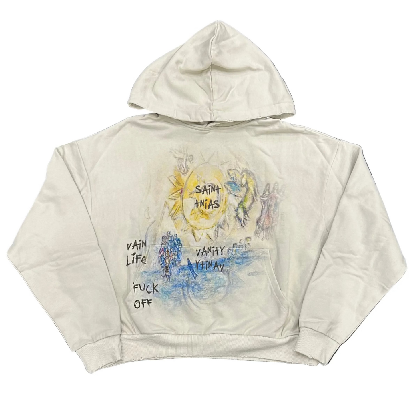 Saint Vanity F**k Off Hoodie White
