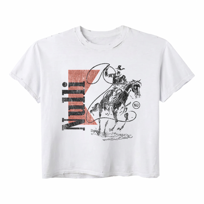 Nulli Cowboy Tee White