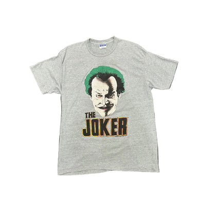 Vintage Batman The Joker's Back Tee Heather Grey