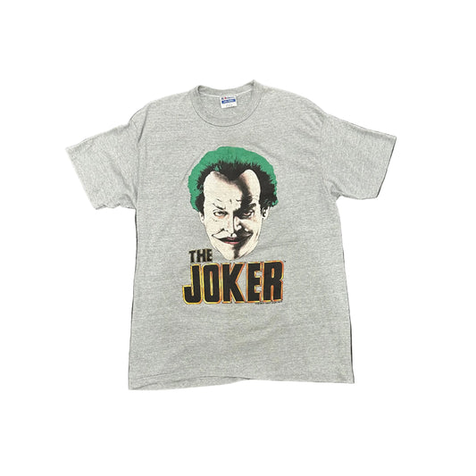 Vintage Batman The Joker's Back Tee Heather Grey