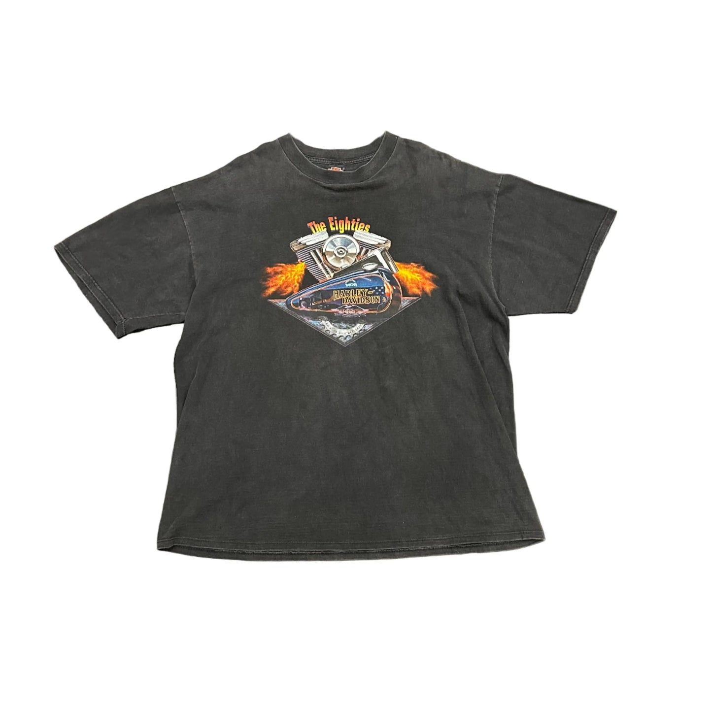 Vintage Harley Davidson Alaska T-Shirt Black