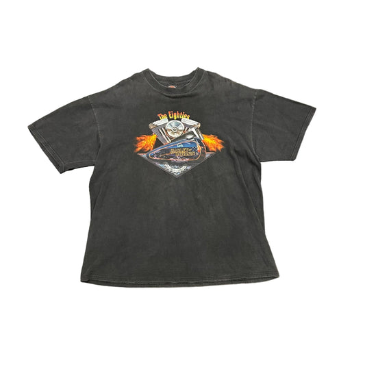 Vintage Harley Davidson Alaska T-Shirt Black