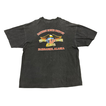 Vintage Harley Davidson Alaska T-Shirt Black