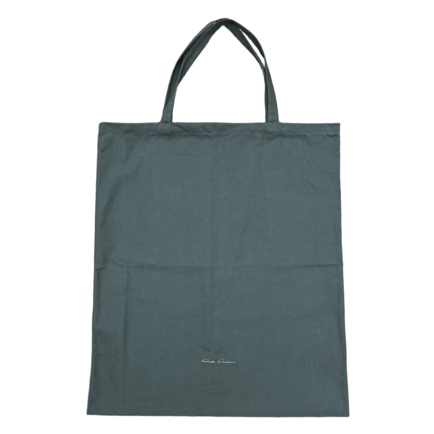 Rick Owens Large Cotton Canvas Tote Bag Grey