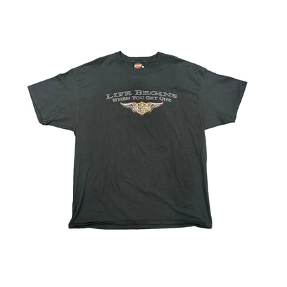 Vintage Seminole Harley Davidson T-Shirt Black