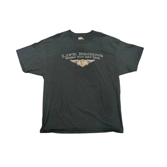 Vintage Seminole Harley Davidson T-Shirt Black