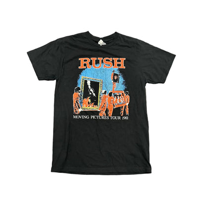Vintage Rush Moving Pictures Tour Tee Black