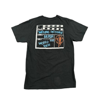 Vintage Rush Moving Pictures Tour Tee Black