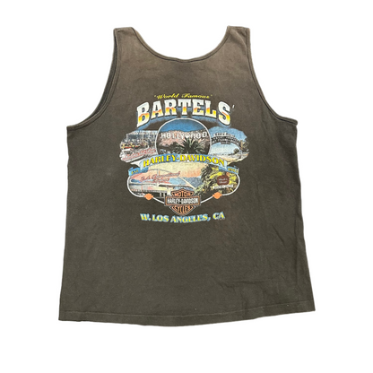 Vintage Harley Davidson W. Los Angeles Tank Dark Grey