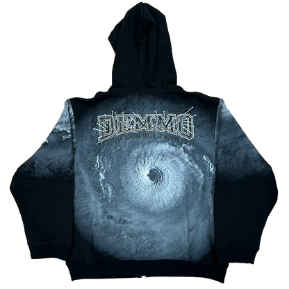 Demmo Hurricane Zip-Up Hoodie Black