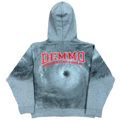 Demmo Hurricane Zip-Up Hoodie Grey