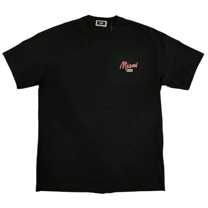Kith Miami Exclusive Flamingo Script Tee Black