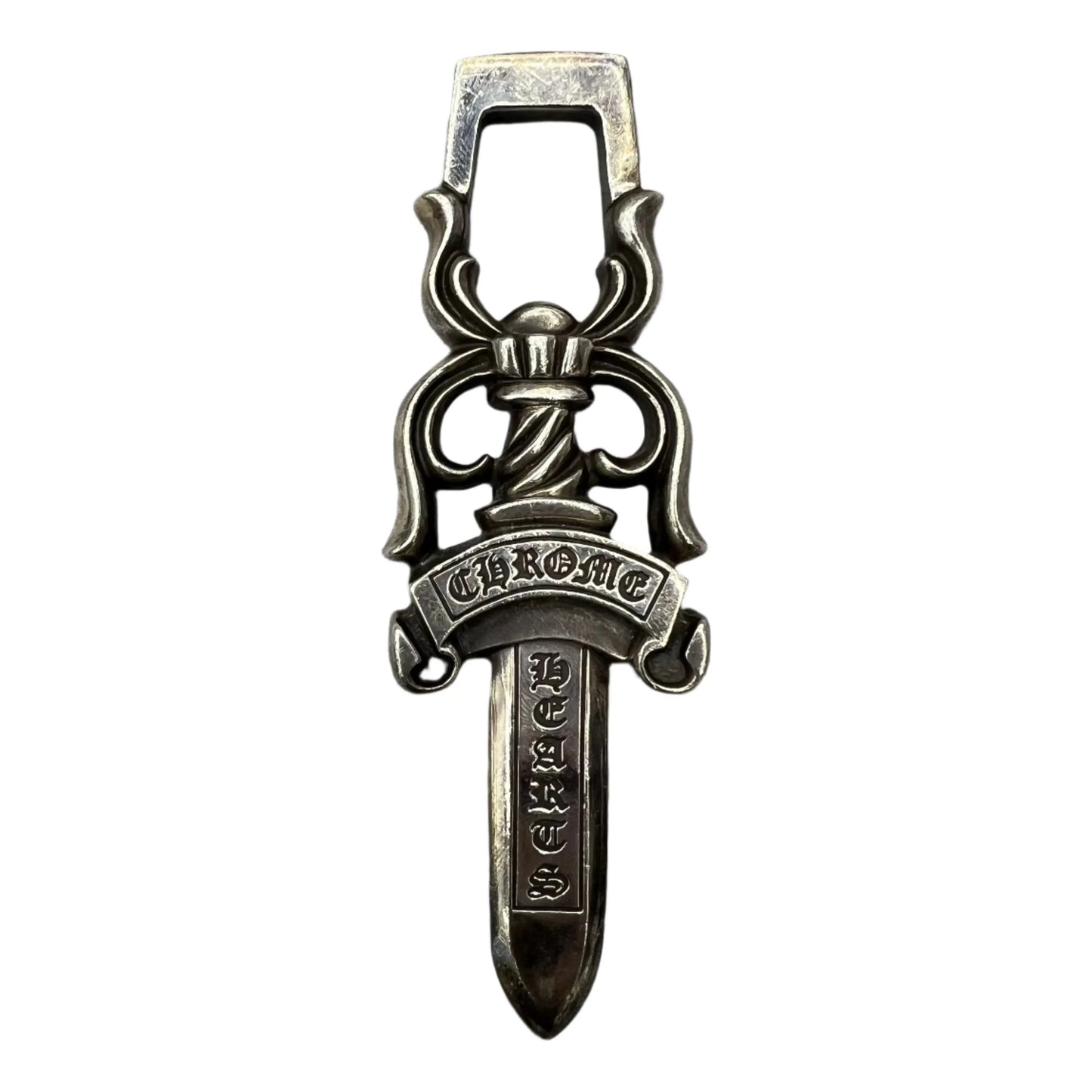 Chrome Hearts Oversized Silver Dagger Pendant