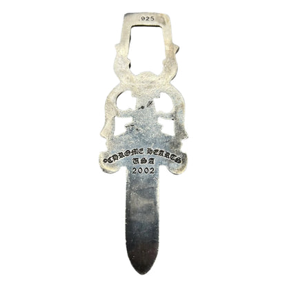 Chrome Hearts Oversized Silver Dagger Pendant