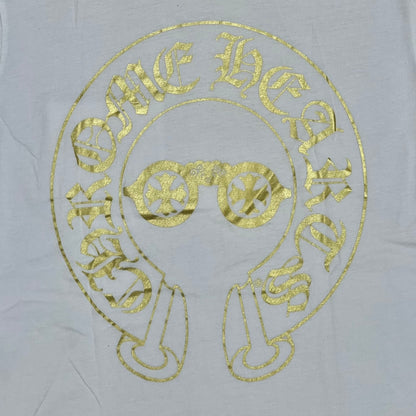 Chrome Hearts Horseshoe Glasses T-Shirt White/Gold