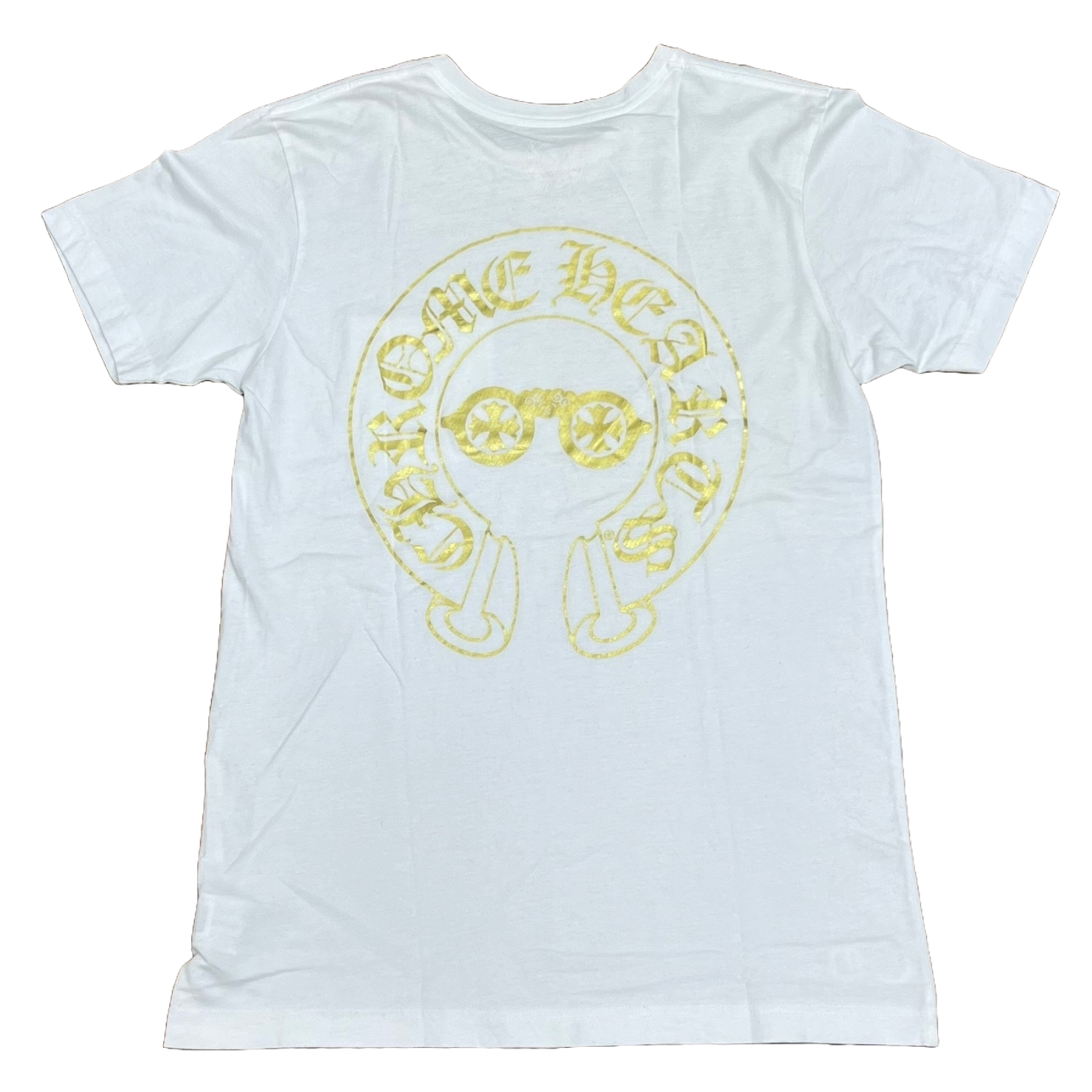 Chrome Hearts Horseshoe Glasses T-Shirt White/Gold