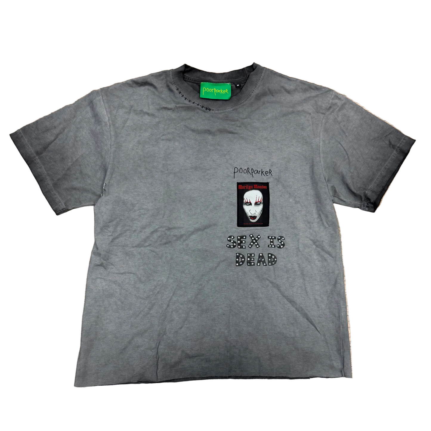 Poor Parker 1/1 Manson Patchwork Sid T-Shirt Grey